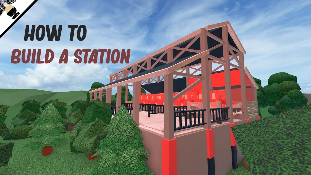 How To Build A Station Theme Park Tycoon 2 No Gamepass Youtube - roblox theme park tycoon 2 no track friction game pass