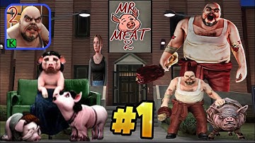 Escape THROUGH MAIN DOOR Glitchless At Mr Meat 2 | New Update | Full Gameplay Walkthrough Part #1
