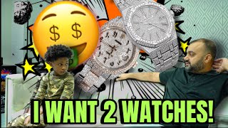 11 year old FNG KING wants another Rolex!!