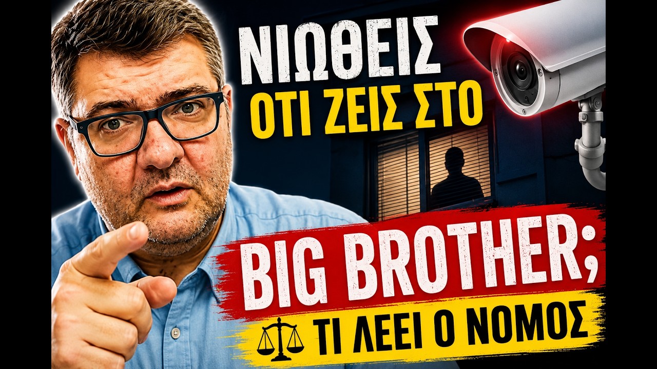 ΚΑΜΕΡΕΣ ΠΑΝΤΟΥ... Νιώθεις ότι ζεις στο BigBrother;