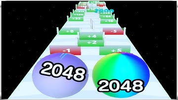 Ball run 2048 Vs Number Run N Merge Master Game