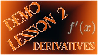 Demo Lesson 2