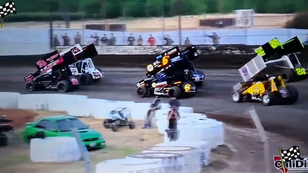 check out this sprint car race on tv.