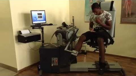 Continuous passive motion with ISOFORCE TUR ISOKINETIC