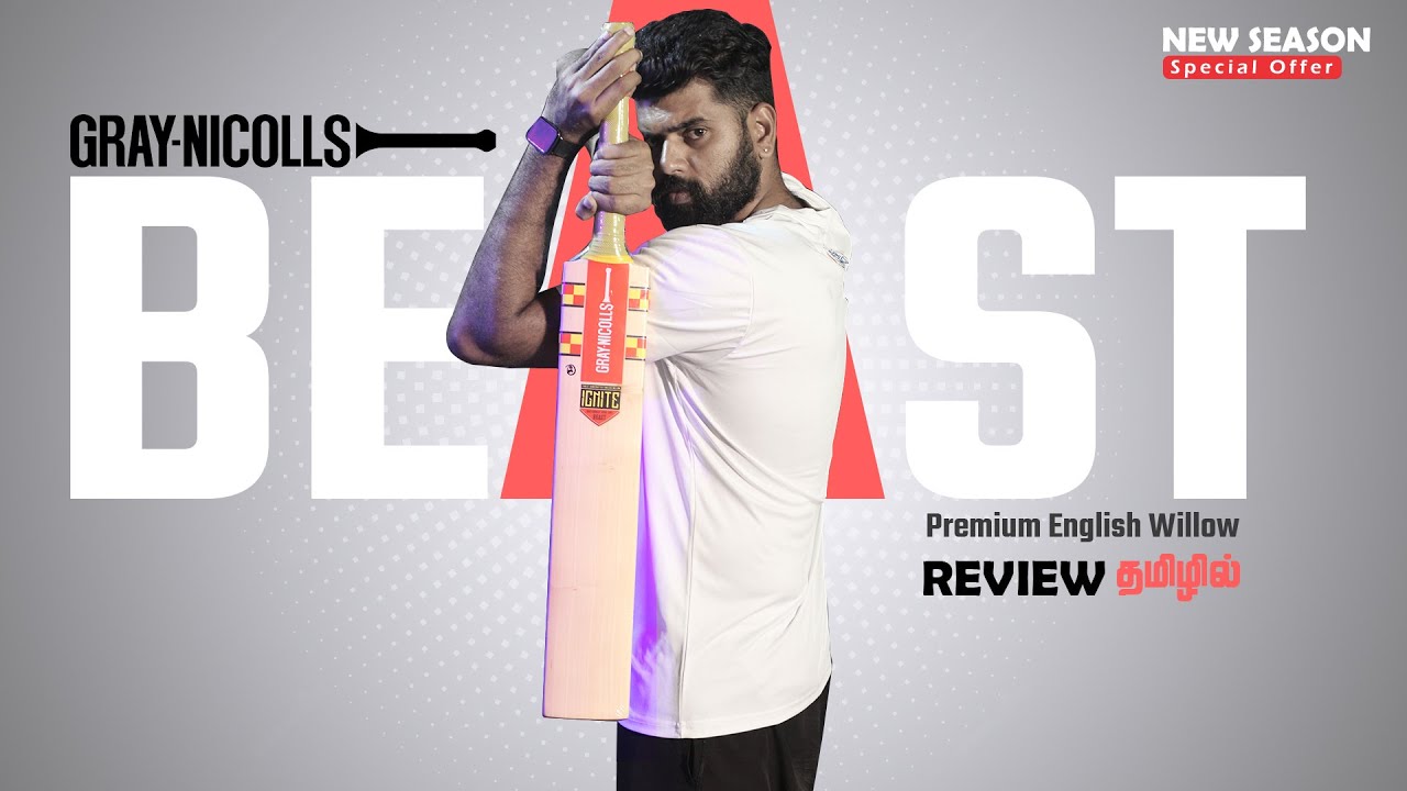 Gray Nicolls IGNITE BEAST Premium English Willow Cricket Bat Review in Tamil | Windia Sports Store
