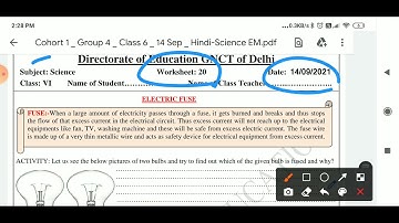 Class 6 worksheet 20 science (14/09/2021) || science class 6 worksheet 20 | class 6th science work20
