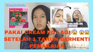 PAKAI CREAM INI LAGI || REVIEW CREAM RD || MASIH NGEFEK GA YA❓❓