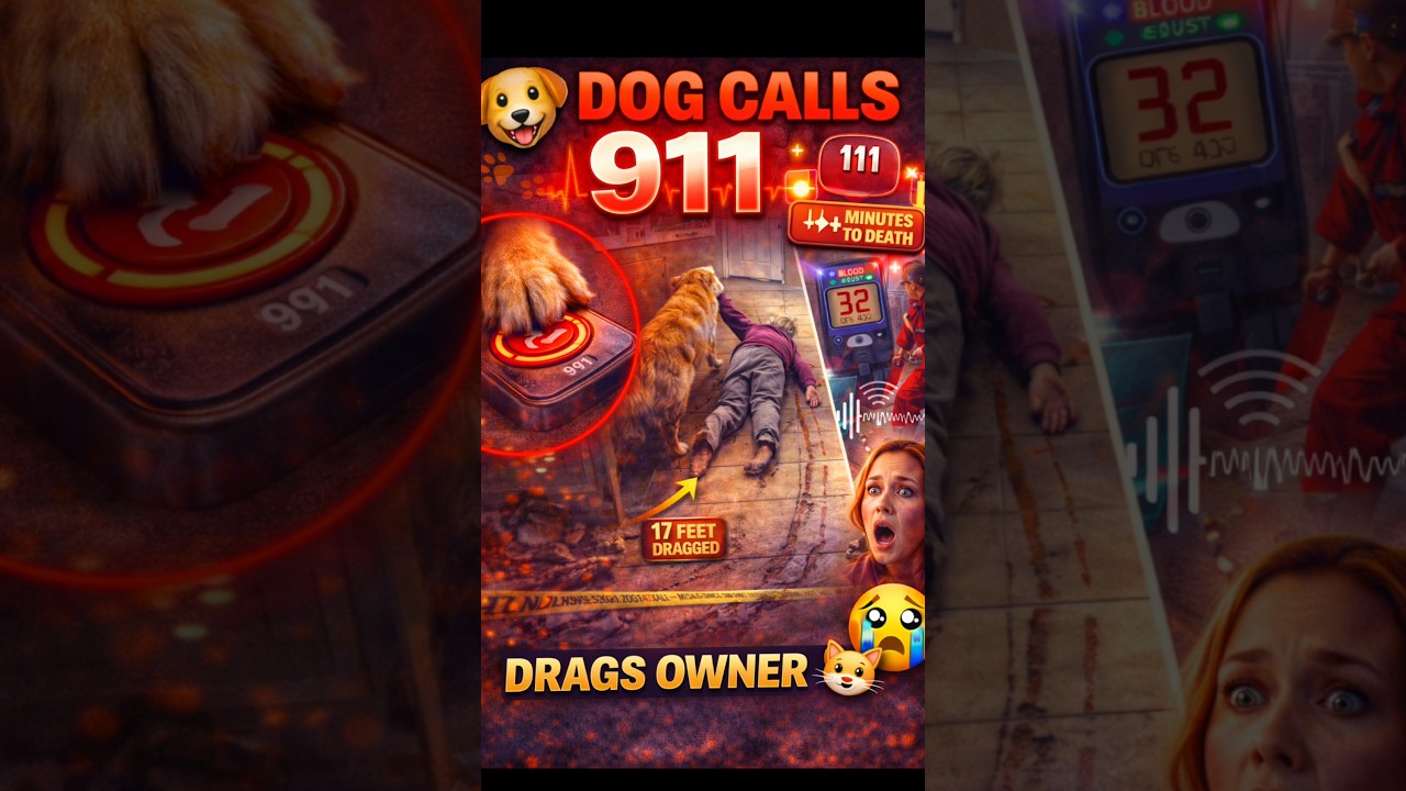 Golden Retriever Calls 911, Dispatch Hears Barking Then This Sound 😭