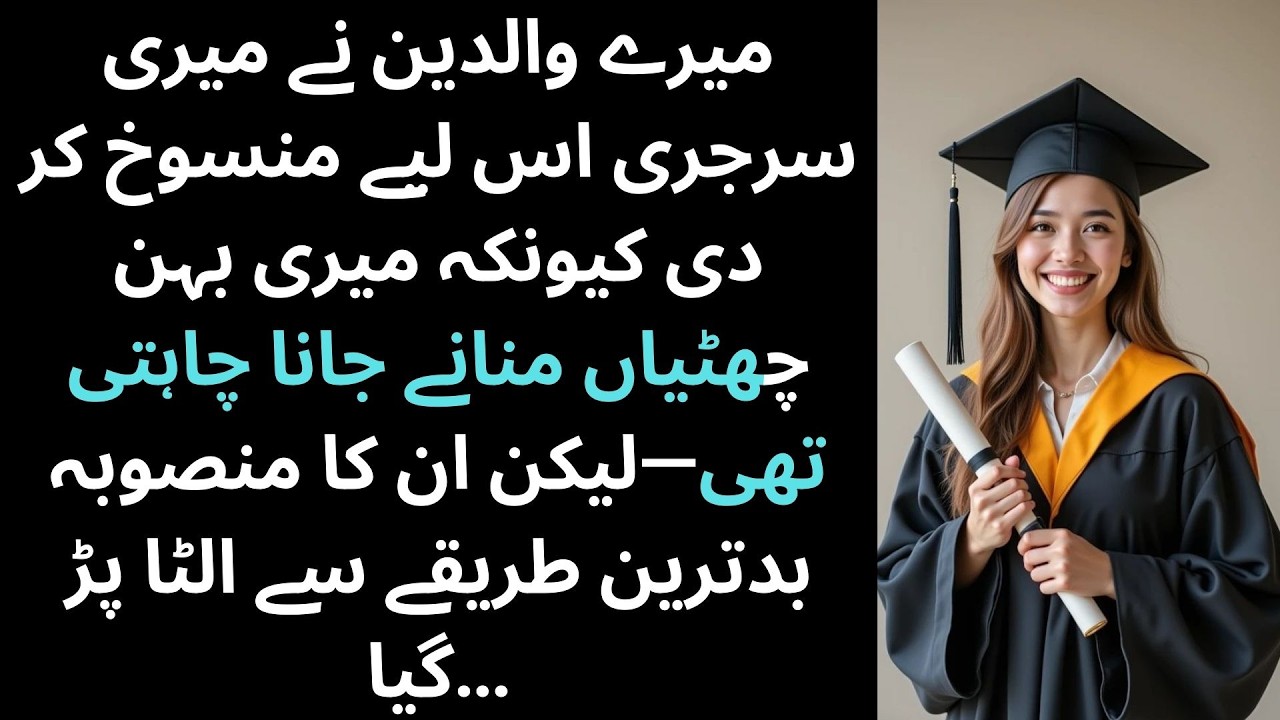 ألغى والداي عمليتي الجراحية لأن أختي أرادت السفر في إجازة… لكن خطتهم