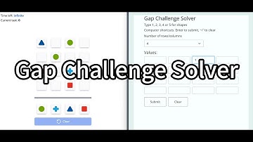 Gap Challenge Solver | Shape Sudoku | Deductive Logical Thinking