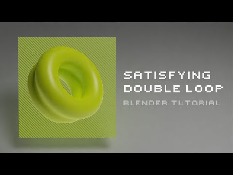 Satisfying LOFI Double Loop Tutorial | Blender Tutorial