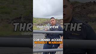 Cop denied entry without a warrant