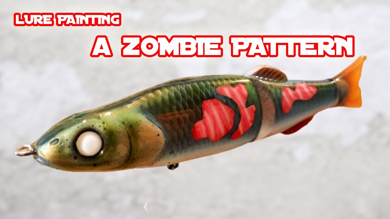 How to paint a zombie fish pattern 