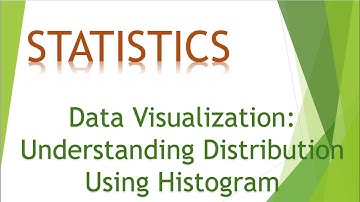 2 Data Visualization: Understanding Distribution Using Histogram