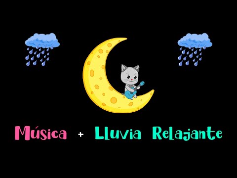 Música para Dormir Bebés con Sonido de Lluvia y Pantalla Negra - Lluvia para Dormir Bebés