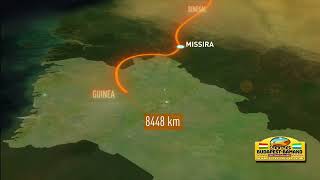 Official Route Of The Budapest-Bamako 2026