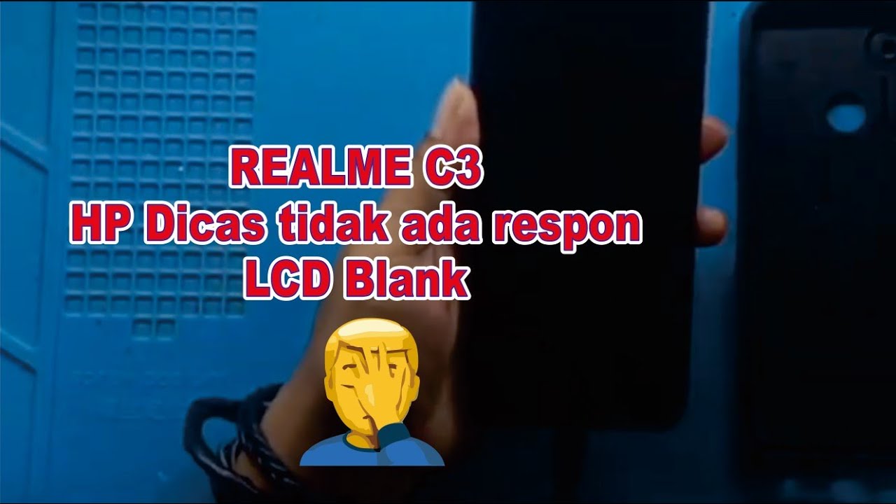 HP Realme C3 dicas tidak respon & LCD lepas dari frame 🤦