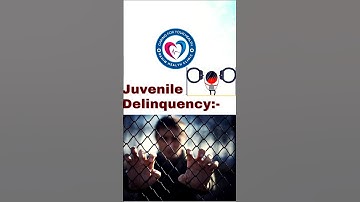 Juvenile Delinquency/ antisocial behavior by under 18 age#shorts #trending #criminology #drar #notes
