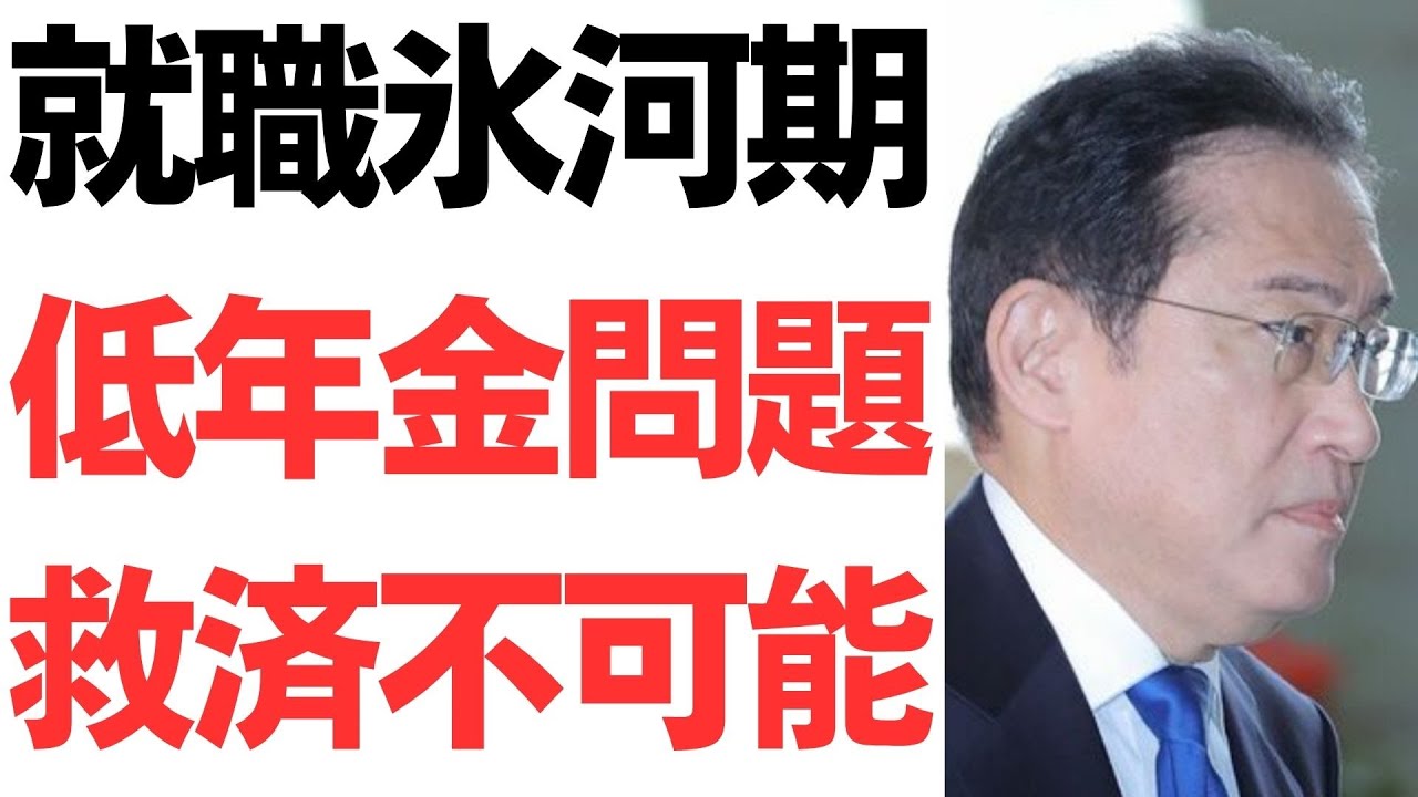 就職氷河期世代の低年金問題と負担をめぐる論点｜動画内容を整理のサムネイル
