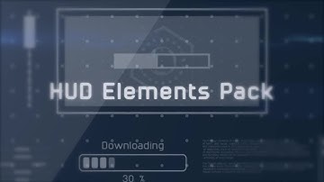Sci-Fi HUD Elements Pack After Effects Templates