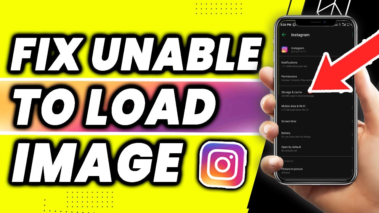 How To Fix Instagram Unable To Load Image (EASY METHOD 2022) - YouTube