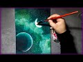الرسم على الورق الاسود بالوان الجواش Drawing On Black Paper With Gouache Colors 