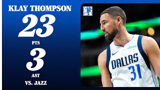 Klay Thompson 23 Pts 3 Ast Vs. Utah Jazz January 17, 2026
