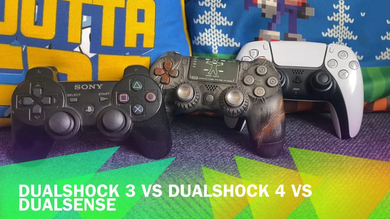 PlayStation Controllers Comparison #dualsense - YouTube