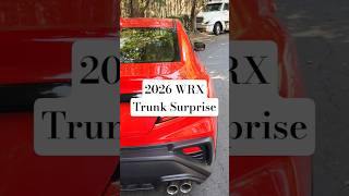Watch the 2026 WRX Trunk Pop Open - 12.5 Cubic Feet of Real-World Space #2026Subaru WRX #SUBARU