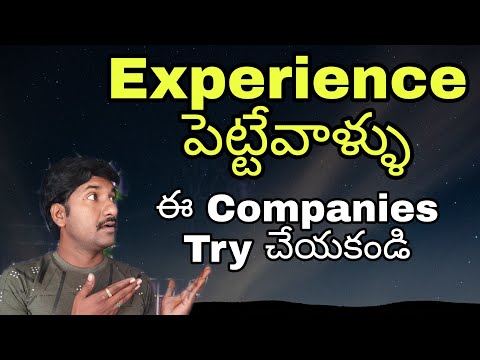 Don't Join These IT companies with Fake Experience