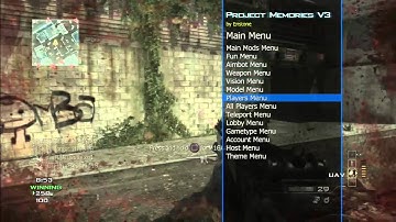 [PS3/MW3] Mod Menu Project Memories v3.5