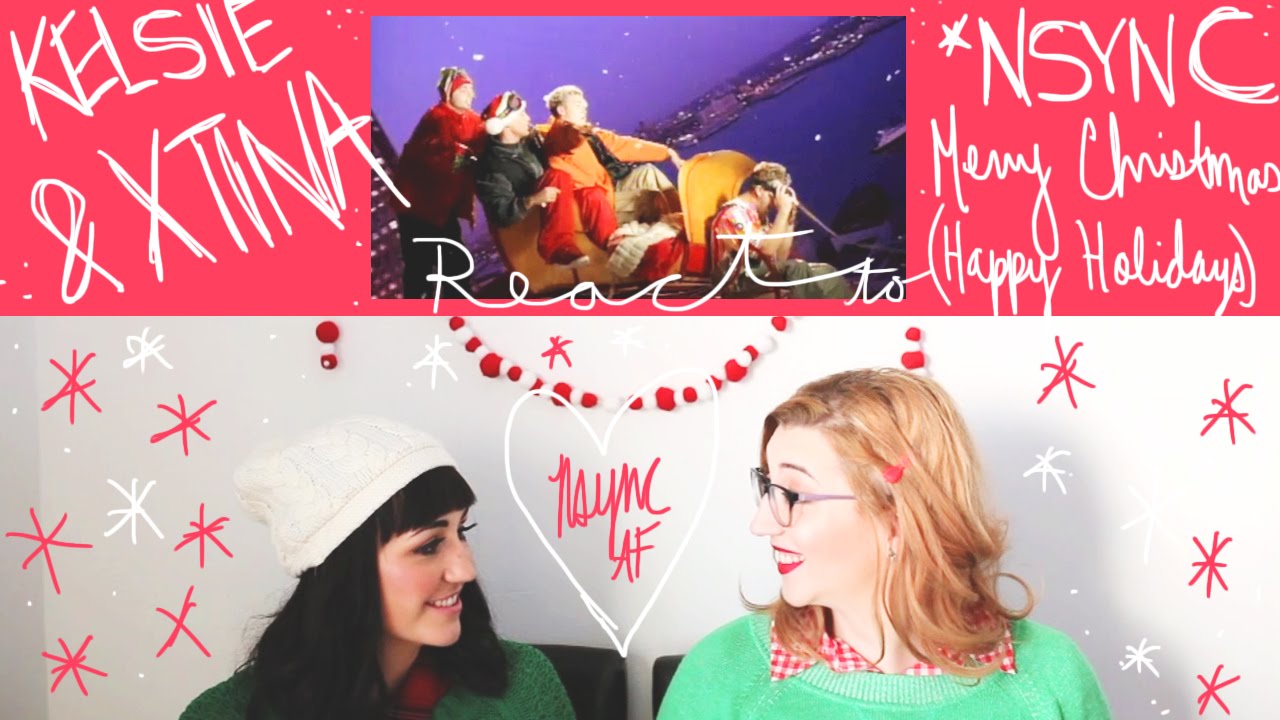 nsync merry christmas happy holidays reaction video nsync merry christmas happy holidays