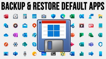 How to Backup and Restore Your Default App Settings in Windows