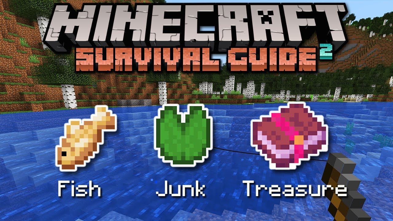 Fishing mechanics explained!  ▫ Minecraft Survival Guide (1.18 Let’s Play Tutorial) [S2 Ep.13]