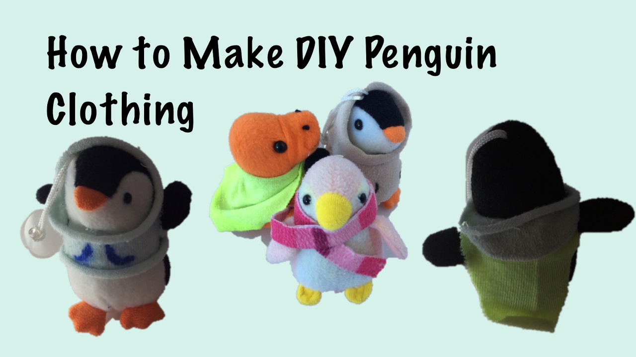 kawaii emoticons How to Make DIY Penguin Clothing (Hoodie, Capes, Scarf)