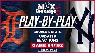 🔴LIVE - Detroit Tigers vs New York Yankees - Play-By-Play & Reactions (6/29/26) screenshot 4
