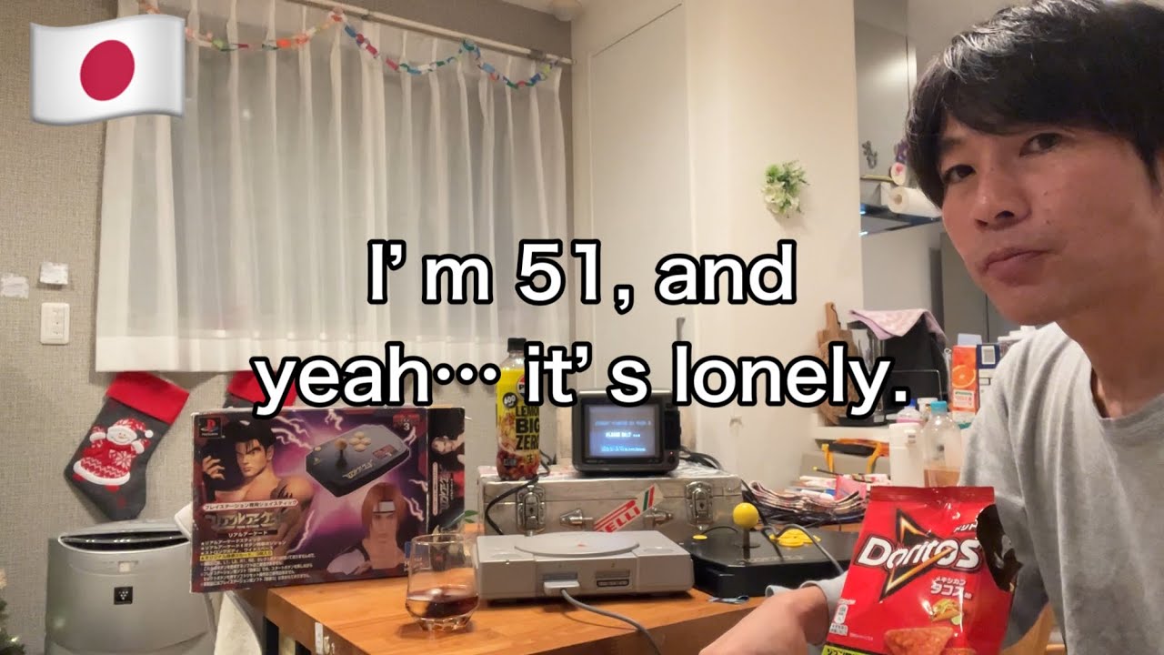 A 51-Year-Old Japanese Man Spending Friday night Alone with Video Games, SF EX PLUS α
