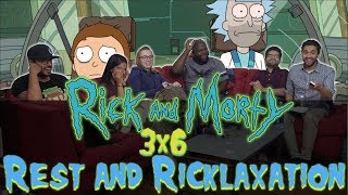 Rick and Morty - 3x6 Rest and Ricklaxation - Group Reaction