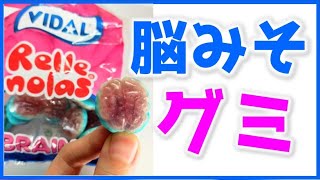 グミの日に「VIDAL 脳みそグミ」開封からのサイダー漬けｗ【海外のお菓子】#Shorts