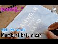 Ukir keramik | Membuat batu nisan