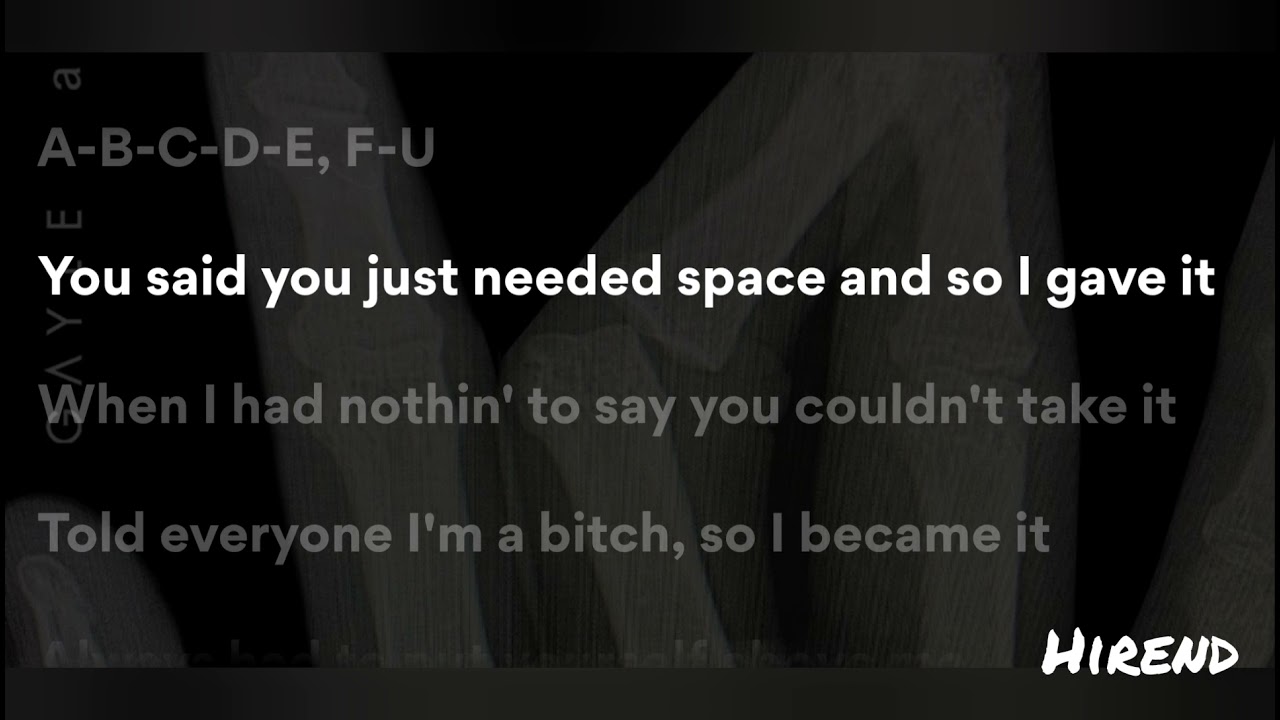 abcdefu (Male Version) [Lyrics] - GAYLE