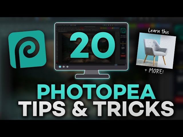20 Photopea Tips and Tricks For BEGINNERS! (2021) - PhotoPea Guide class=