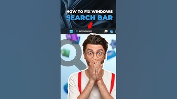 How to Fix Windows Search Bar Not Working - 100% FIXED!
