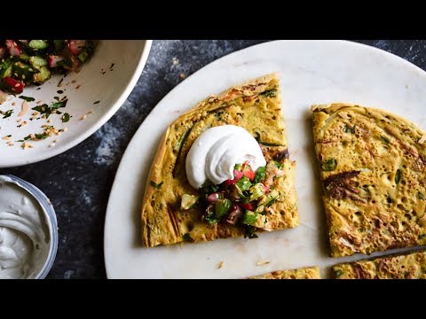 VEGAN OKONOMIYAKI VEGETABLE PANCAKE | Good Eatings