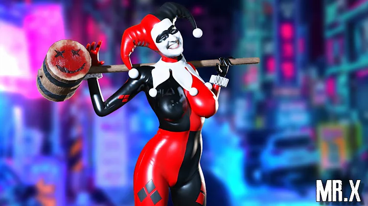 Resident Evil 3 Remake Jill as Harley Quinn Gamepl...