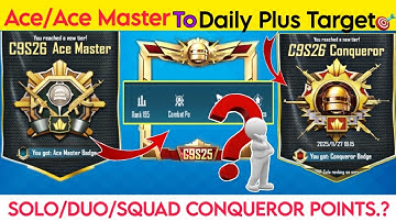 🇮🇳ACE/ACE MASTER DAILY PLUS कितना करे❓CONQUEROR RANK PUSH TIPS AND TRICKS✅
