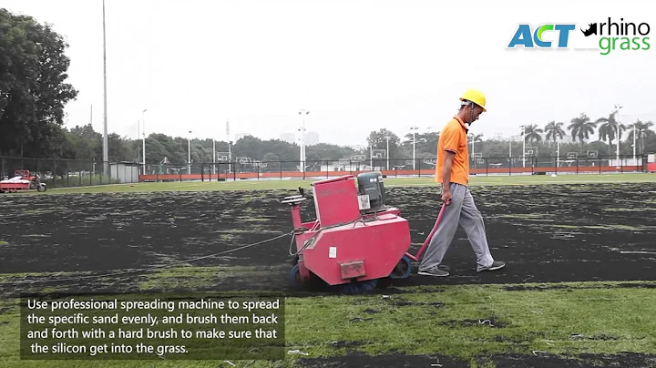 FIFA Certified Synthetic Grass Soccer Pitch Installation