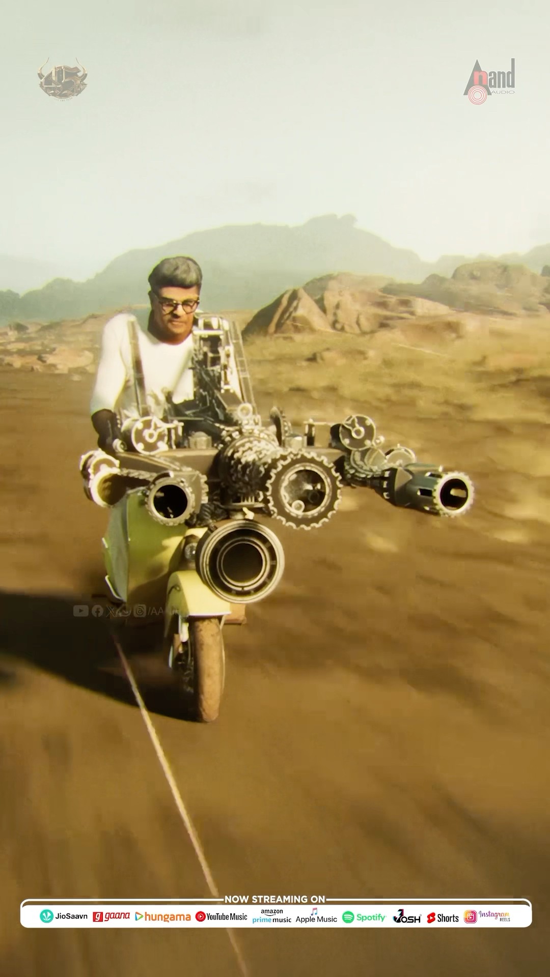 45 The Arrival #shorts Dr.Shivarajkumar | #45TheMovie | Arjun Janya| Suraj Production |