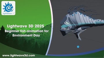 Lightwave 3D - Beginner fish animation for Environment Day