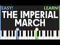 The Imperial March - Star Wars | EASY Piano Tutorial